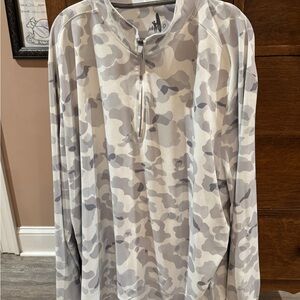 Johnnie-O camouflage grey men’s pullover